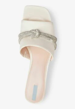 Next Forever Comfort Wedding Bow Standard - Muiltjes Met Hak - Ivory White -Next d9d379cac0fe459fba9237d2a3ae32f7