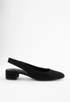 Next Comfort Slingback Low Block Heels - Klassieke Pumps - Black Suede -Next d9d515a1ce31455ba17aa3f64f4ea0ad