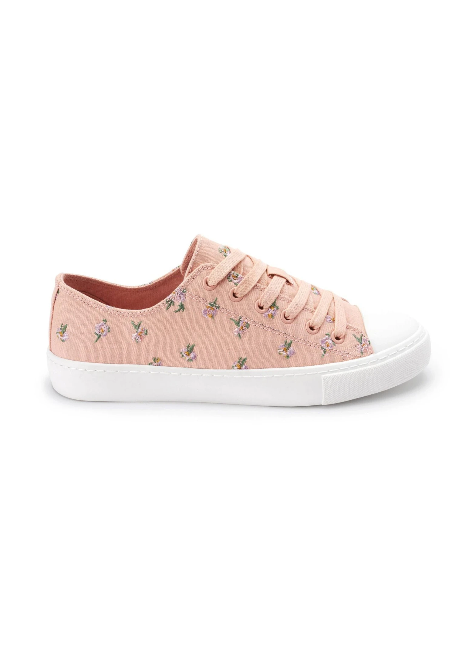 Next Baseball Canvas - Sneakers Laag - Pink Floral 3 Next Baseball Canvas - Sneakers Laag - Pink Floral