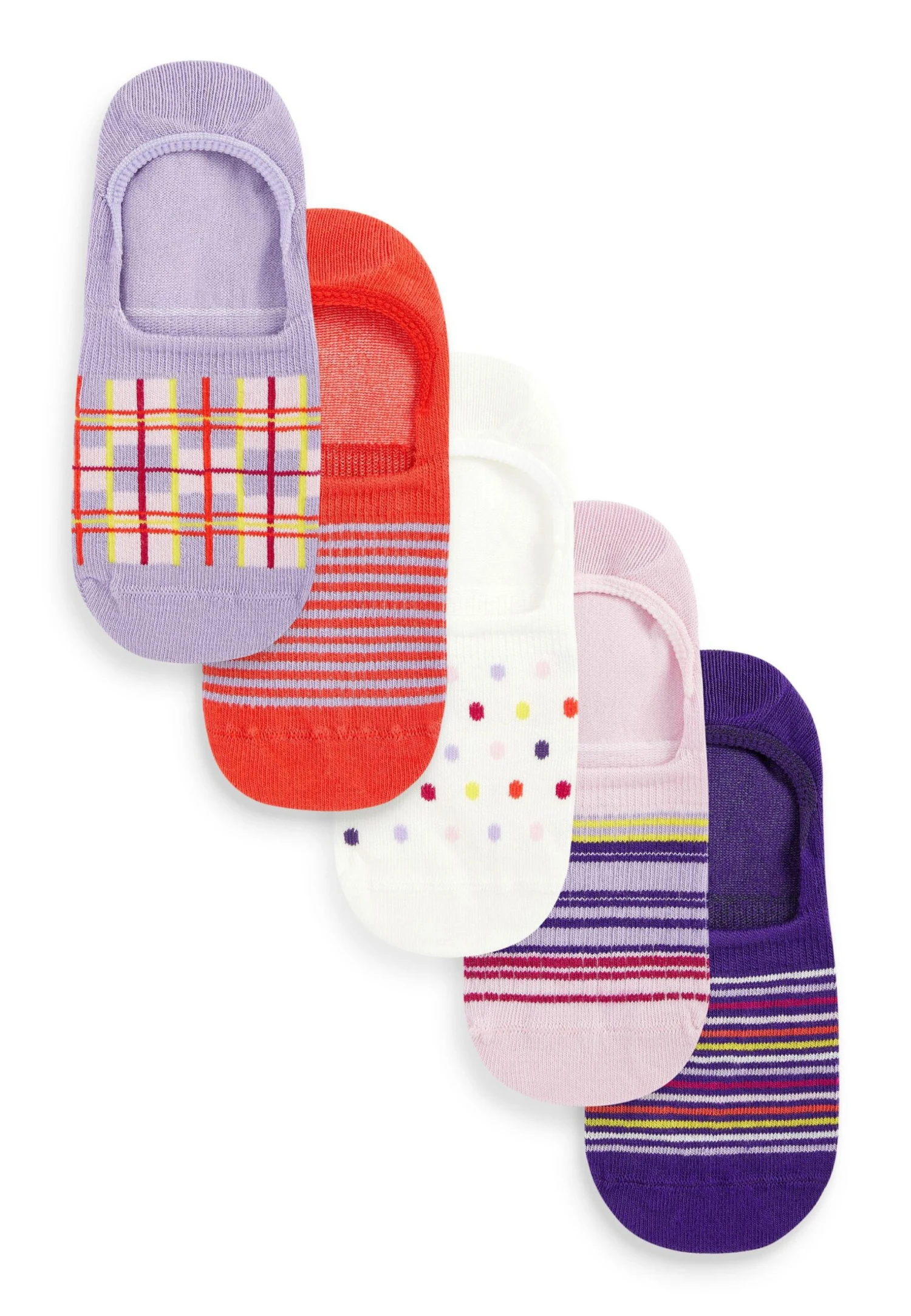 Next Low Cut 5 Pack Standard - Sokken - Red Purple 3 Next Low Cut 5 Pack Standard - Sokken - Red Purple