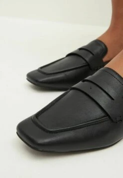 Next Forever Comfort Square Toe Loafers Standard - Instappers - Black