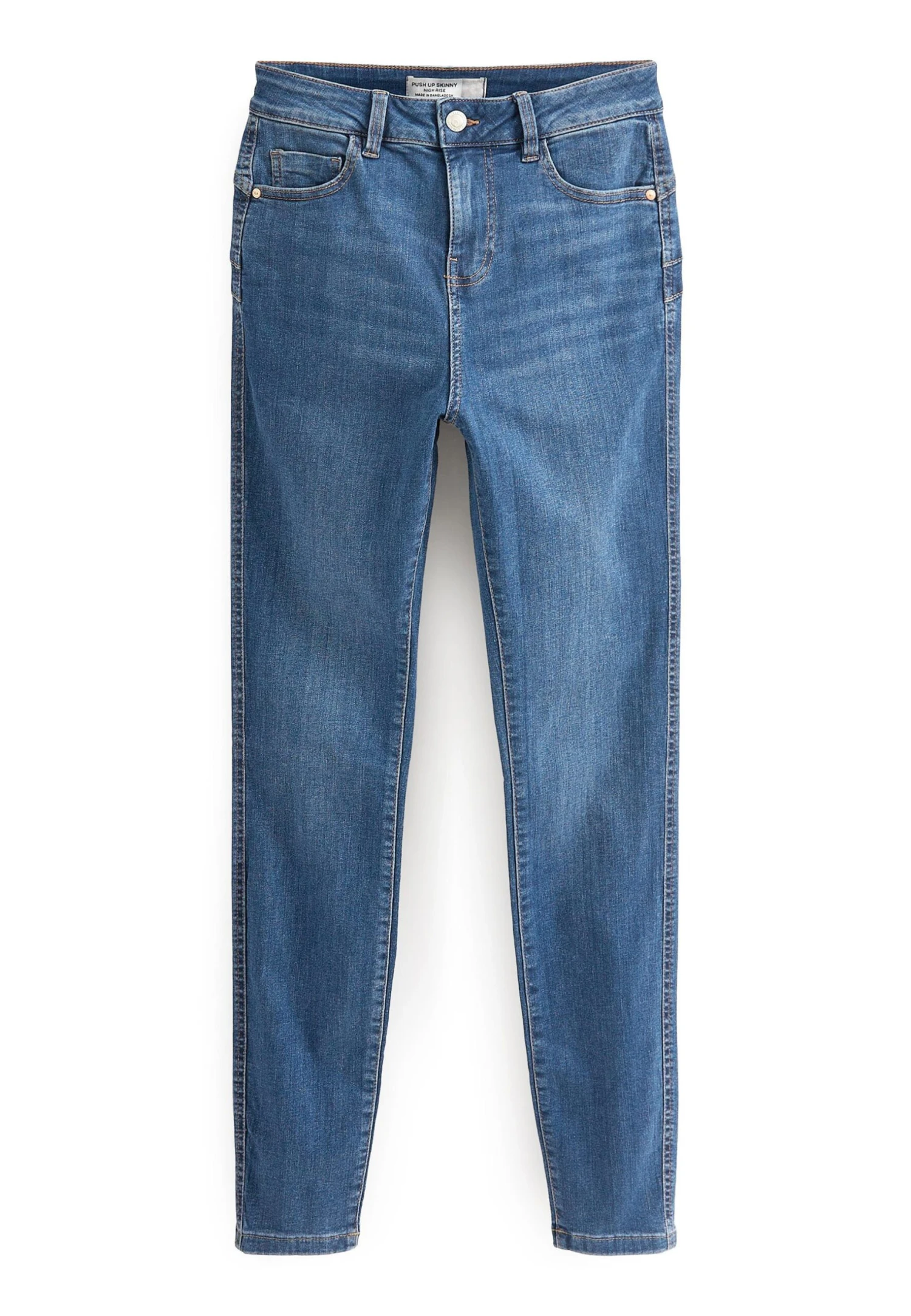 Next Push-Up - Jeans Skinny Fit - Mid Blue 7 Next Push-Up - Jeans Skinny Fit - Mid Blue - Afbeelding 5