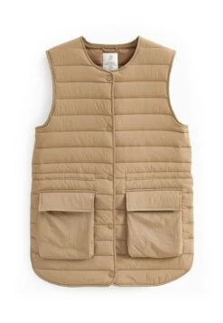 Next Quilted Petite Petite - Bodywarmer - Neutral -Next dda35bb1bed449b89c784662733d690b