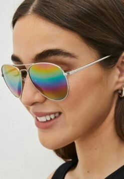 Next Rainbow Lens Aviator Style Standard - Zonnebril - Silver