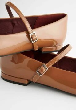 Next Forever Comfort Mary Jane Standard - Ballerina'S Met Enkelbandjes - Camel Brown -Next df449f22acd849559723293d221b6b55