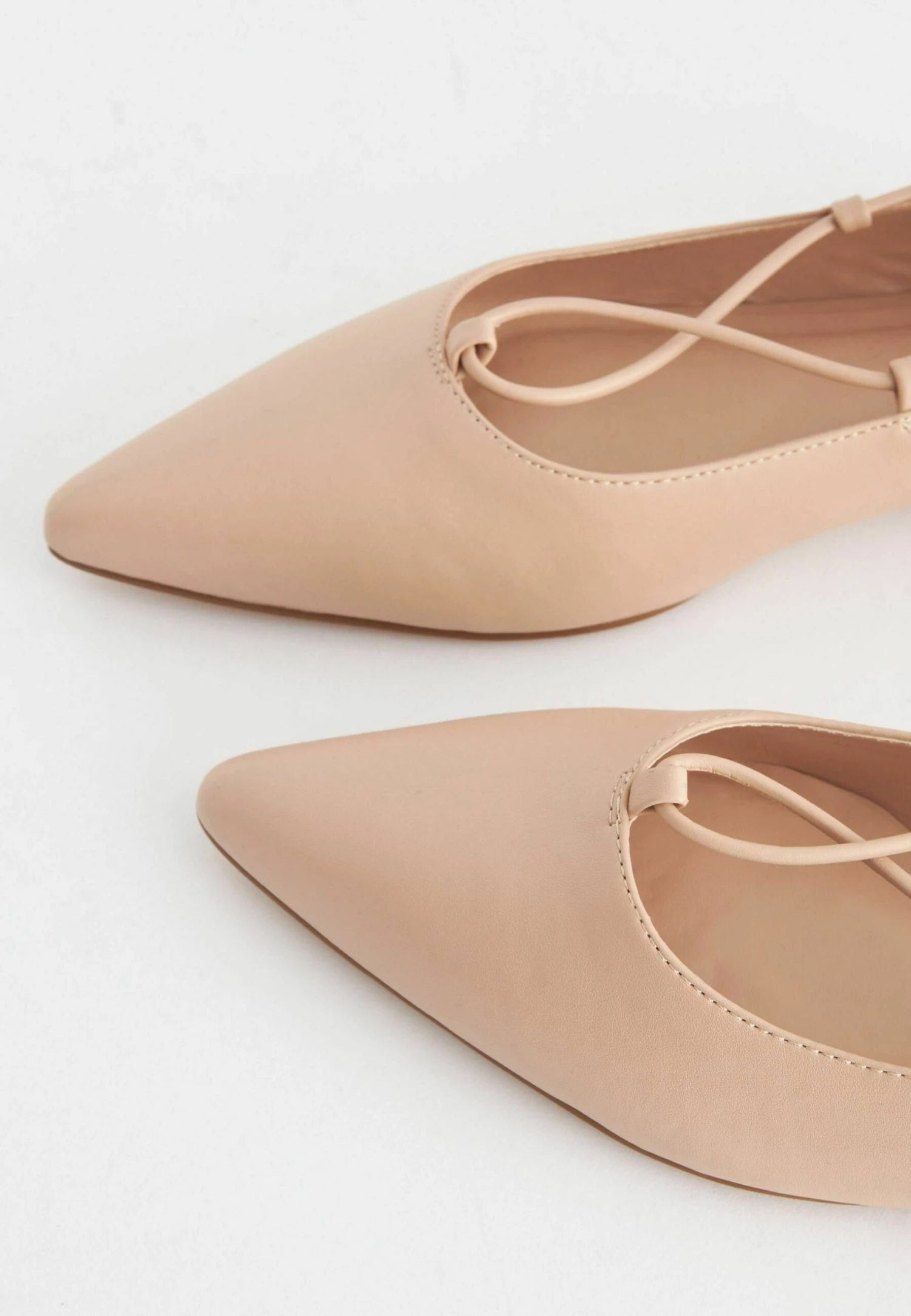 Next Forever Comfort Point Toe Tie Standard - Ballerina´S Met Bandjes - Camel Natural 9 Next Forever Comfort Point Toe Tie Standard - Ballerina´S Met Bandjes - Camel Natural - Afbeelding 7