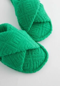 Next Towel Slider Standard - Pantoffels - Green -Next e0e4d236b5d7486eb45663b9a2ef1289