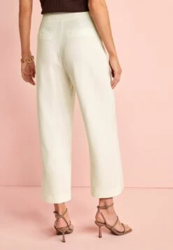Next Tailored Button Down Culottes - Broek - Ecru White -Next e29976bf57ed4feb9de79adf646c68a4