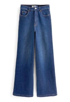Next Hourglass Wide Leg - Flared Jeans - Dark Blue -Next e2e03ea1cde04ad9b39558494c2c3257