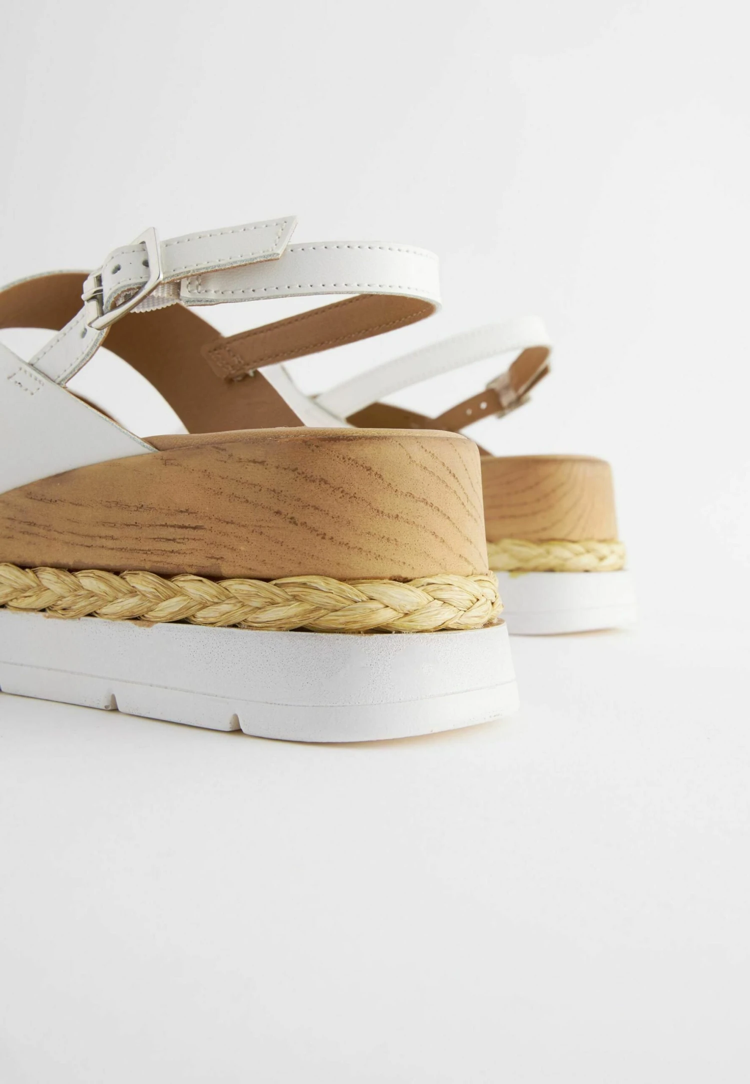 Next Forever Comfort Crossover- Sandalen Met Sleehak - White 6 Next Forever Comfort Crossover- Sandalen Met Sleehak - White - Afbeelding 4