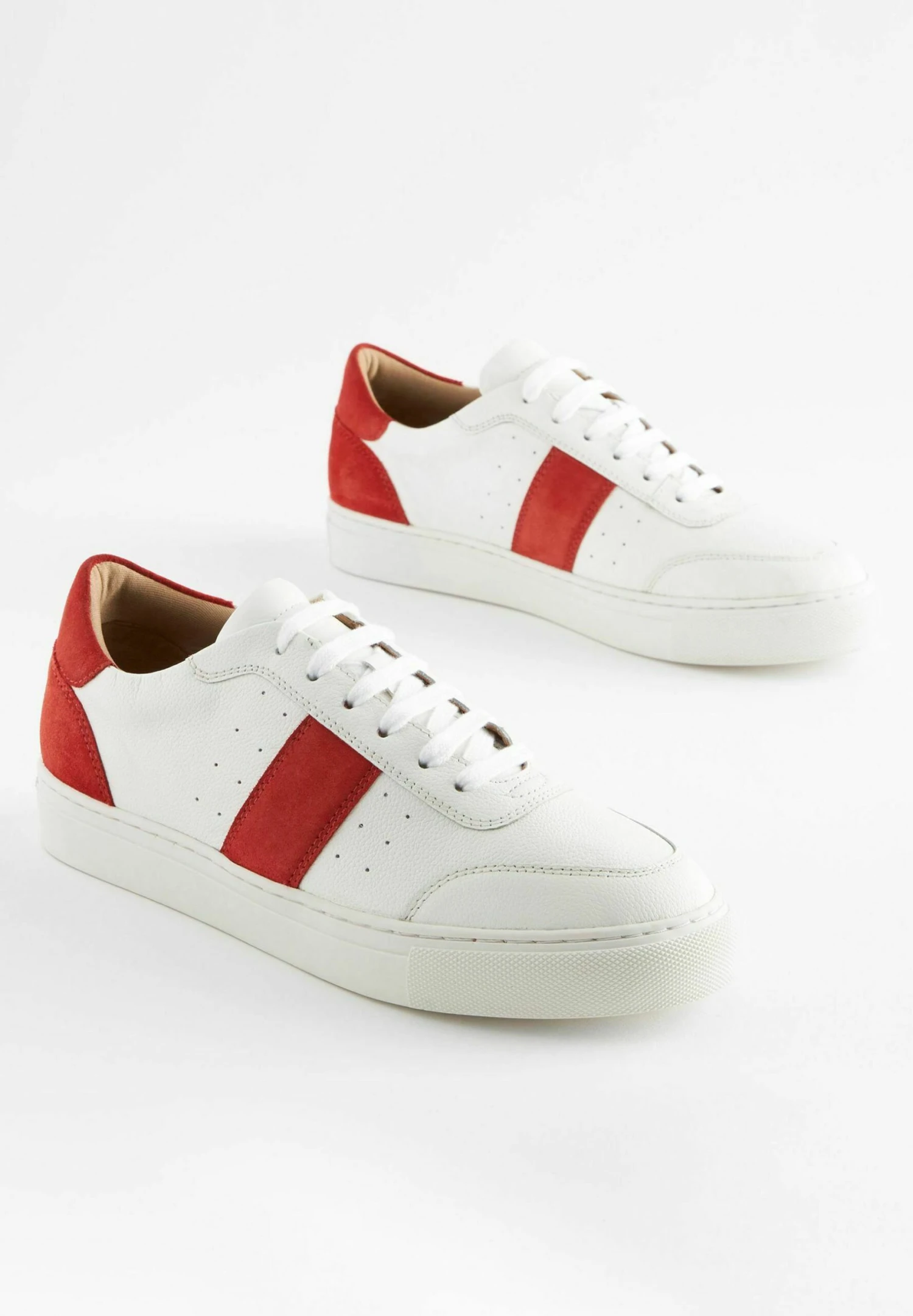 Next Chunky - Sneakers Laag - White/Red 4 Next Chunky - Sneakers Laag - White/Red - Afbeelding 2