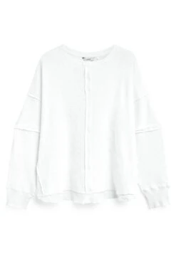 Next Long Sleeve Seam Detail Texture Standard Tall - Trui - White -Next e41dce9eeedf4f9dbdb9b2f1c78a2d29