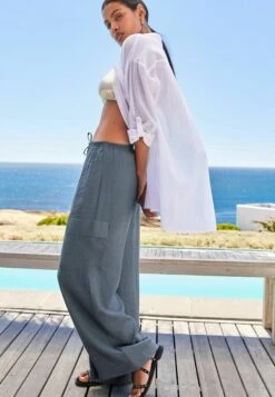 Next Wide Leg UtilityWith Pockets Standard - Cargobroek - Grey -Next e4696c28bd564fd8838471dfde09e31d