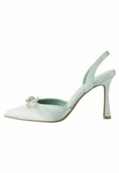 Next Forever Comfort Slingback Bow - Hoge Hakken - Mint Green