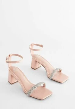 Next Forever Comfort Twist - Sandalen Met Hoge Hak - Nude Pink -Next e75737ea9f954131963908ddadc8eb10