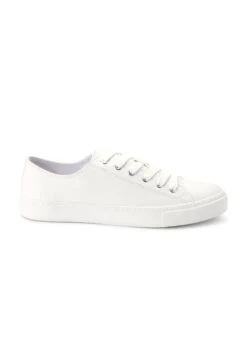 Next Baseball Canvas - Sneakers Laag - White