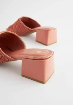 Next Forever Comfort Block Heel Standard - Muiltjes Met Hak - Pink -Next e7fee07377314f6c9ff1b7b23726b5e7