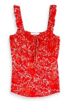 Next Tie Front Sleeveless Standard - Blouse - Red Sprig -Next e85b36b9cefc420092ceb4f9286dc20a