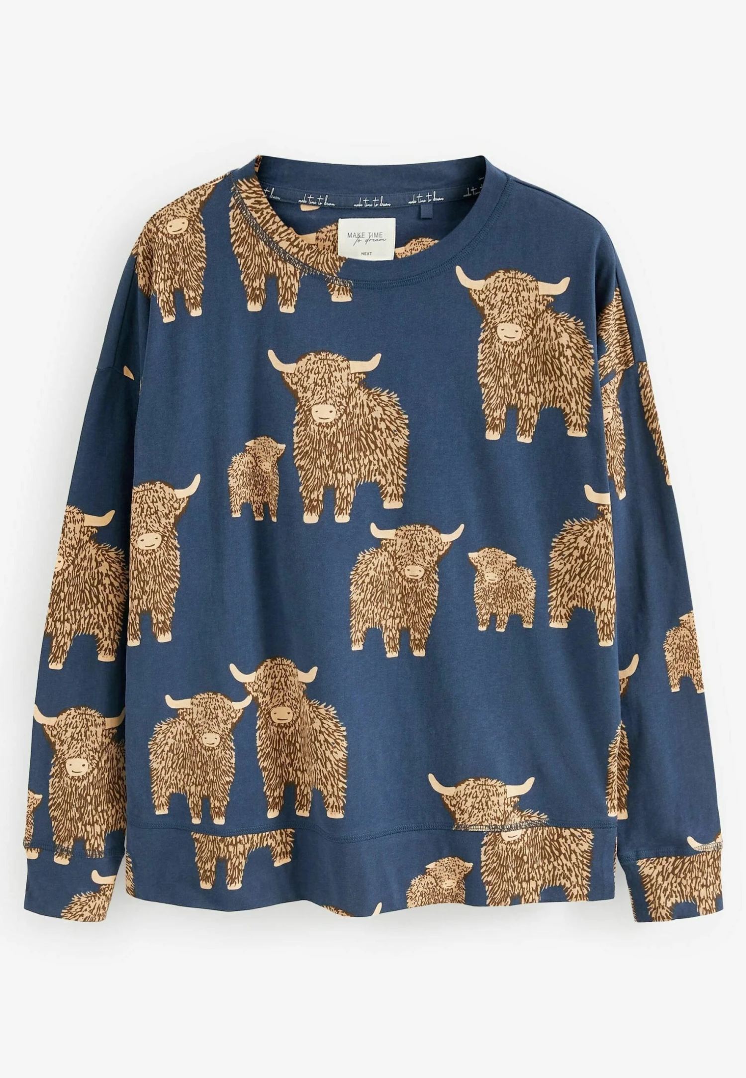 Next Standard Tall Set - Pyjama - Navy Blue Hamish 4 Next Standard Tall Set - Pyjama - Navy Blue Hamish - Afbeelding 2