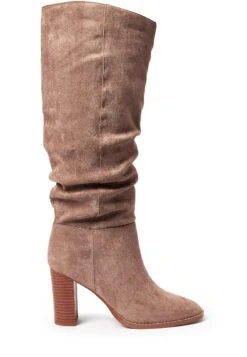 Next Forever Comfort Knee High Slouch - Laarzen Met Hoge Hak - Taupe
