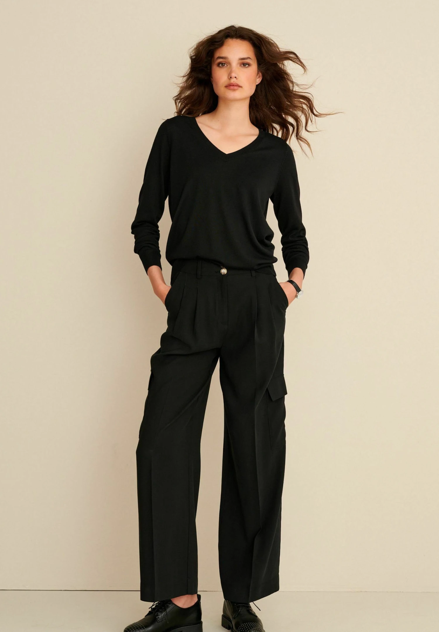 Next V-Neck - Trui - Black 4 Next V-Neck - Trui - Black - Afbeelding 2