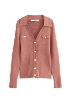 Next Utility Button Detail Polo Neck Standard - Vest - Pink -Next ece94cb7e566450a858b0e20fa36c59f