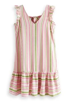 Next Tie Back Mini With Standard - Jurk - Ecru White Stripe 9 Next Tie Back Mini With Standard - Jurk - Ecru White Stripe -Next f3bd61e29041421195a8e20983521aa7