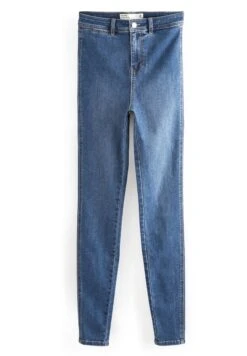 Next High Rise Stretch - Jeans Skinny Fit - Denim Dark Blue -Next f3c659093856472e9d080207d233ab59