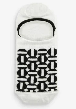 Next Geometric High Cut Invisible 4 Pack - Enkelsokken - White Lime -Next f48b984d224b4005937403bc3bbf6c5e