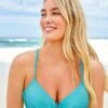 Next Padded Wired Plunge Standard - Bikinitop - Turquoise Blue 1 Next Padded Wired Plunge Standard - Bikinitop - Turquoise Blue -Next f6830deaabd64fb488f49938b7dfd816