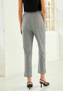 Next Tailored High Waisted- Chino - Black White Check -Next f6aabbb33c4945a7b7957a5cdcd4d635