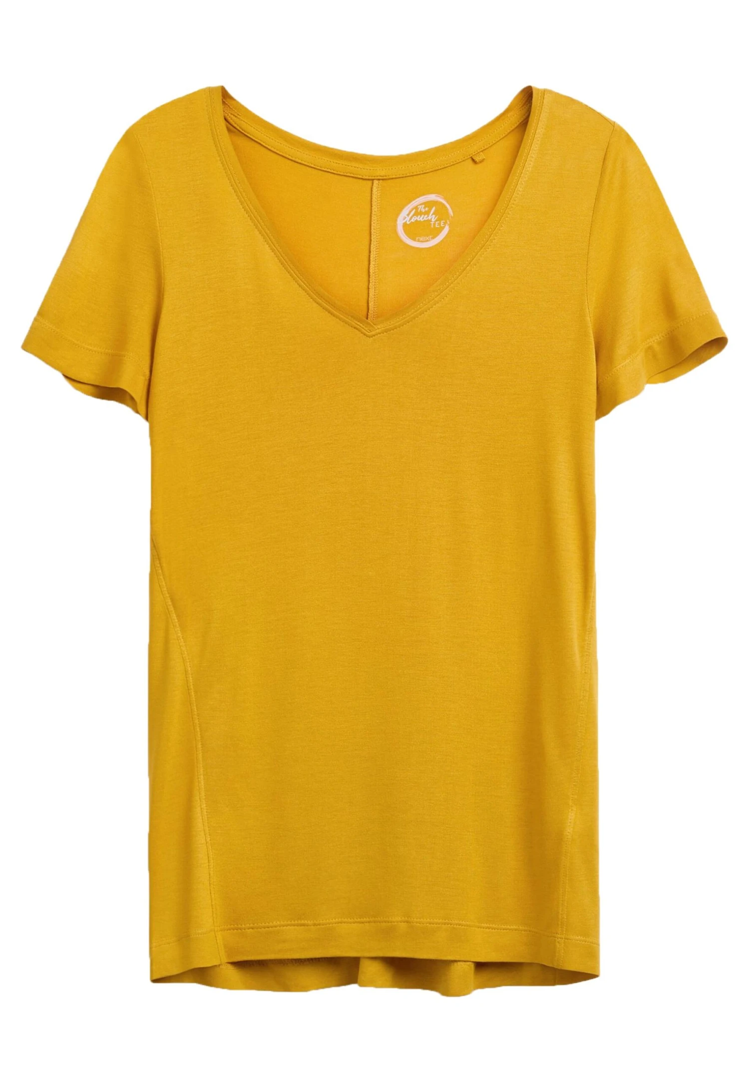 Next Slouch V Neck- T-Shirt Basic - Yellow 6 Next Slouch V Neck- T-Shirt Basic - Yellow - Afbeelding 4