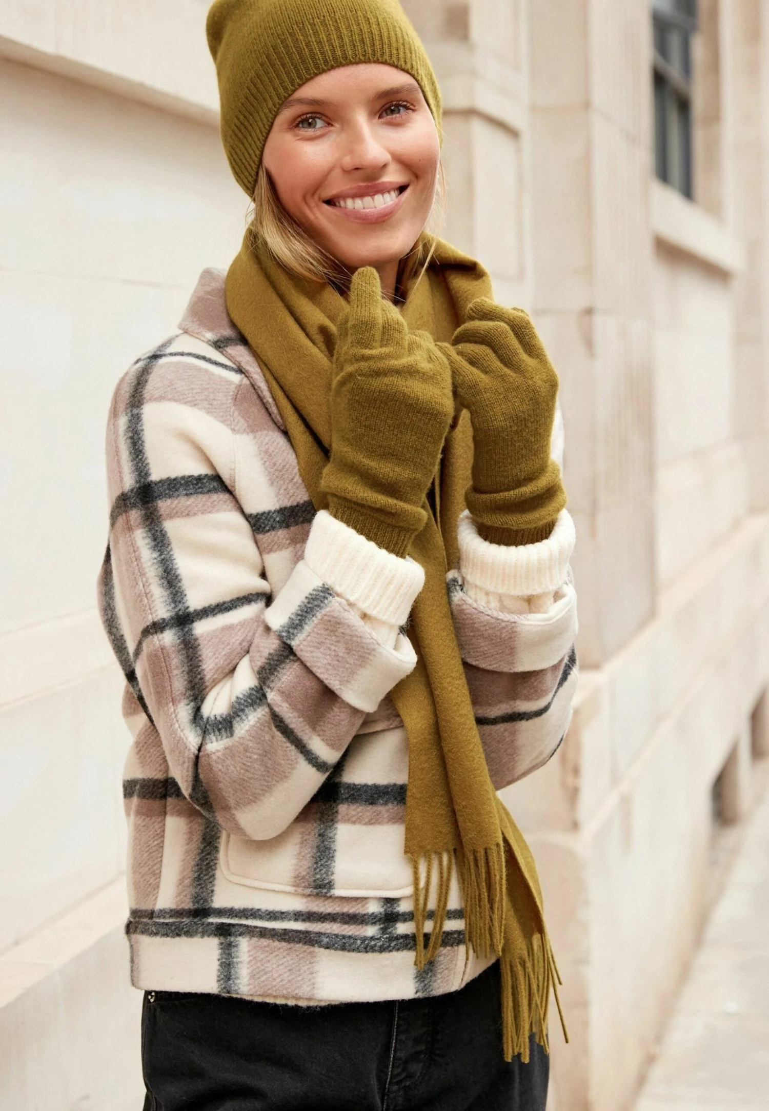 Next Cashmere Gloves - Handschoenen - Green 4 Next Cashmere Gloves - Handschoenen - Green - Afbeelding 2