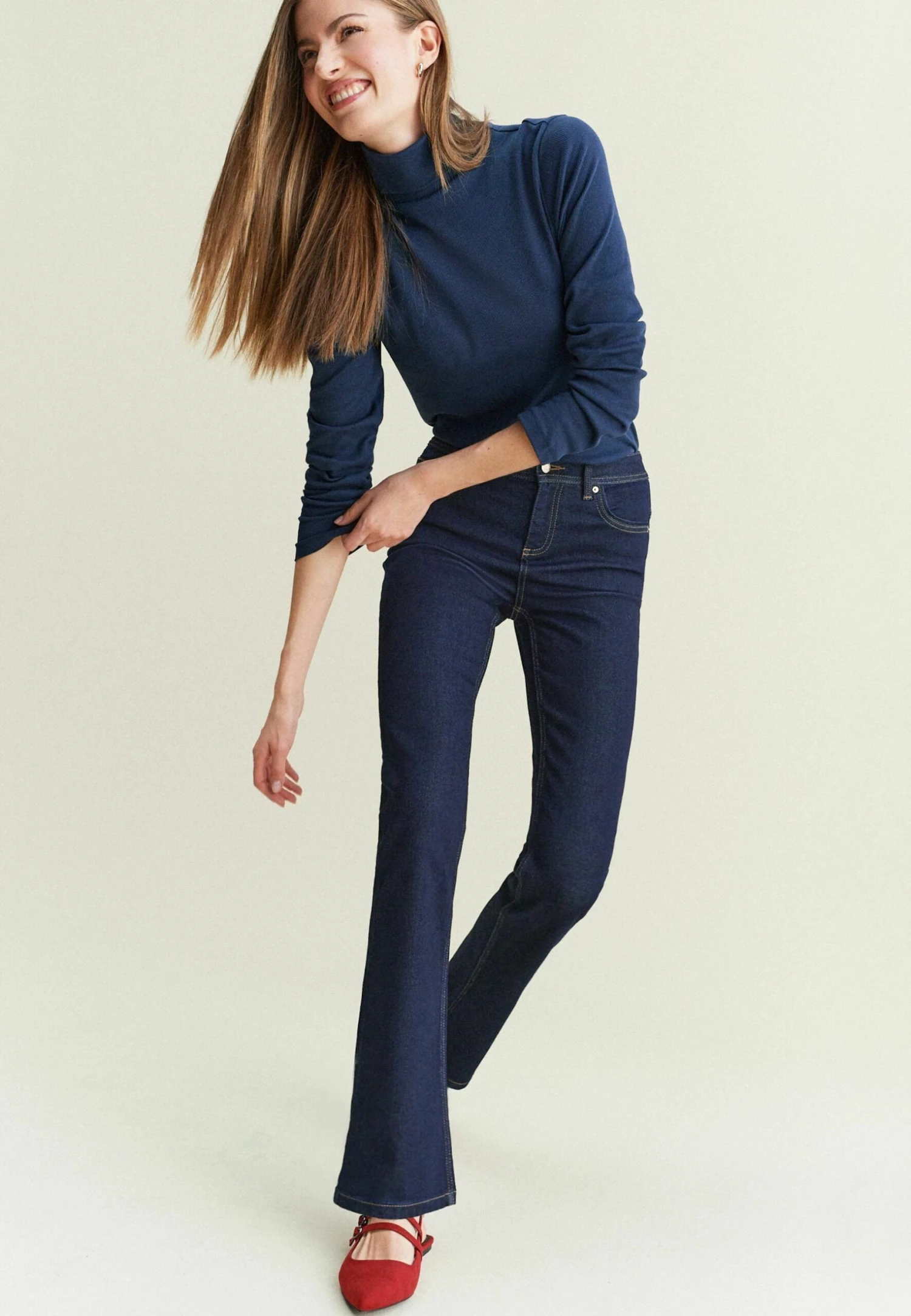 Next Super Soft - Bootcut Jeans - Rinse Blue 4 Next Super Soft - Bootcut Jeans - Rinse Blue - Afbeelding 2