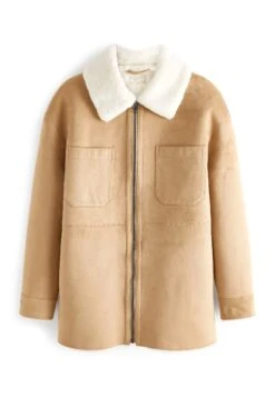 Next Standard - Halflange Jas - Camel Brown -Next f7b075b5718e4309930b44a07840bbc0