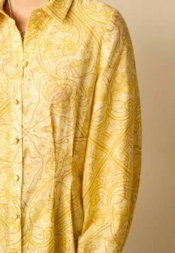 Next Waisted Detail Standard - Overhemdblouse - Yellow -Next f934a8d8bf114ea7bae3f6e77f104835