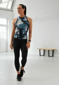 Next Active Racer Back Fitted Sports Standard - Top - Blue Neutral