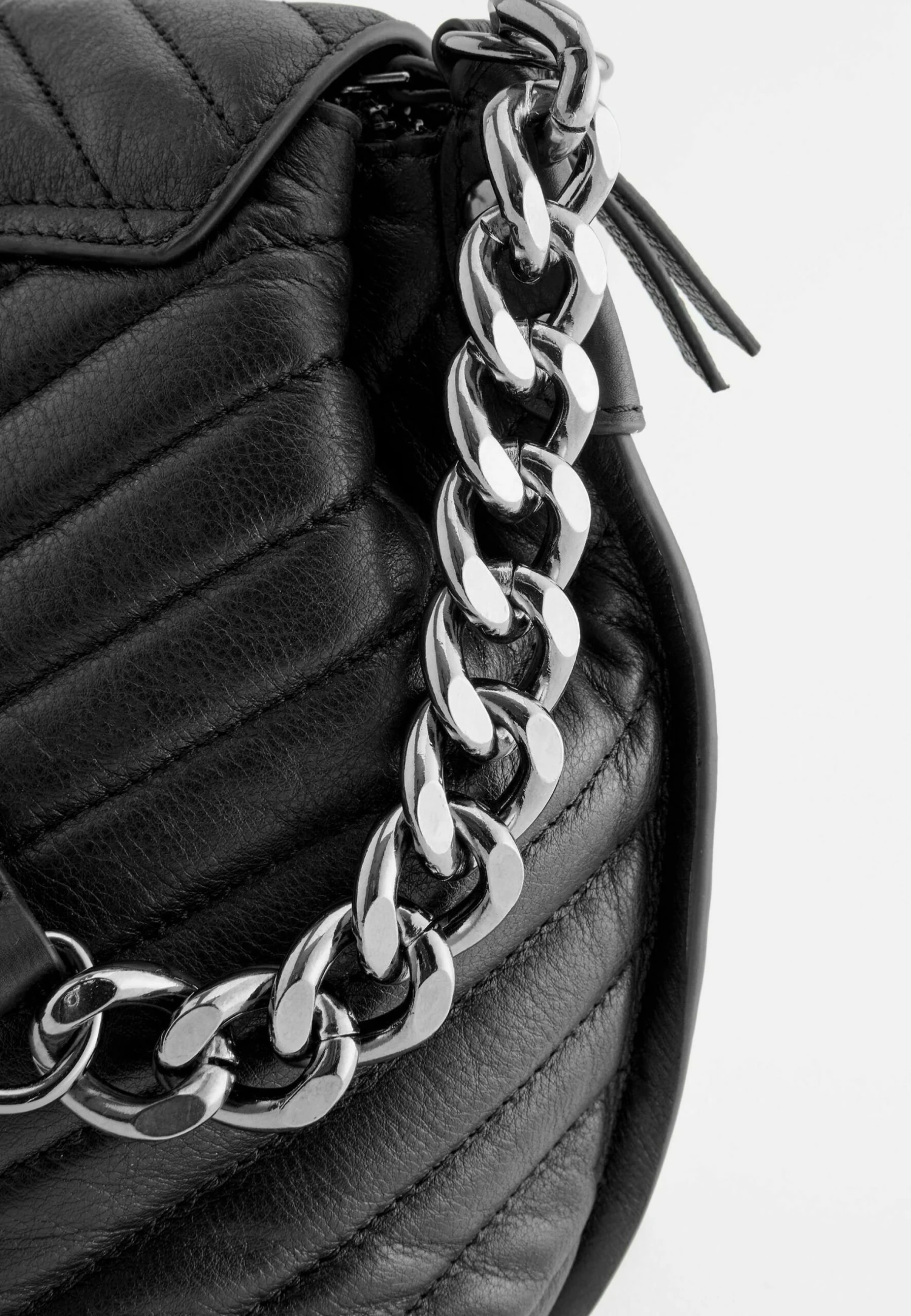 Next Quilted Chain Shoulder Standard - Handtas - Black 9 Next Quilted Chain Shoulder Standard - Handtas - Black - Afbeelding 7