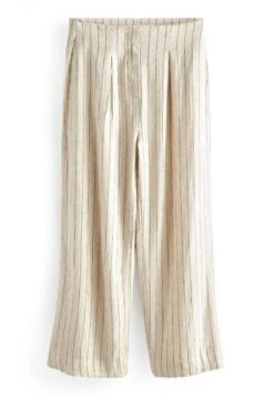 Next Pinstripe Standard - Broek - Cream -Next fae4f66ddff14d28b9065eb0db22720a