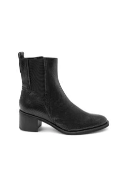 Next Wide Fit - Korte Laarzen - Black Snake Effect -Next fbcdc50577234bdaa156aa7f74347eed