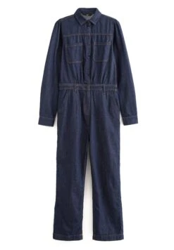 Next Button Through Boilersuit Petite - Jumpsuit - Rinse -Next fcf3d0bbe49542deb1ca8ae9a2a3ad72
