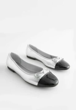 Next Forever Comfort Regular Wide Fit. - Ballerina'S - Silver -Next fd4f831c4a0a4f768345e96c94cd334b