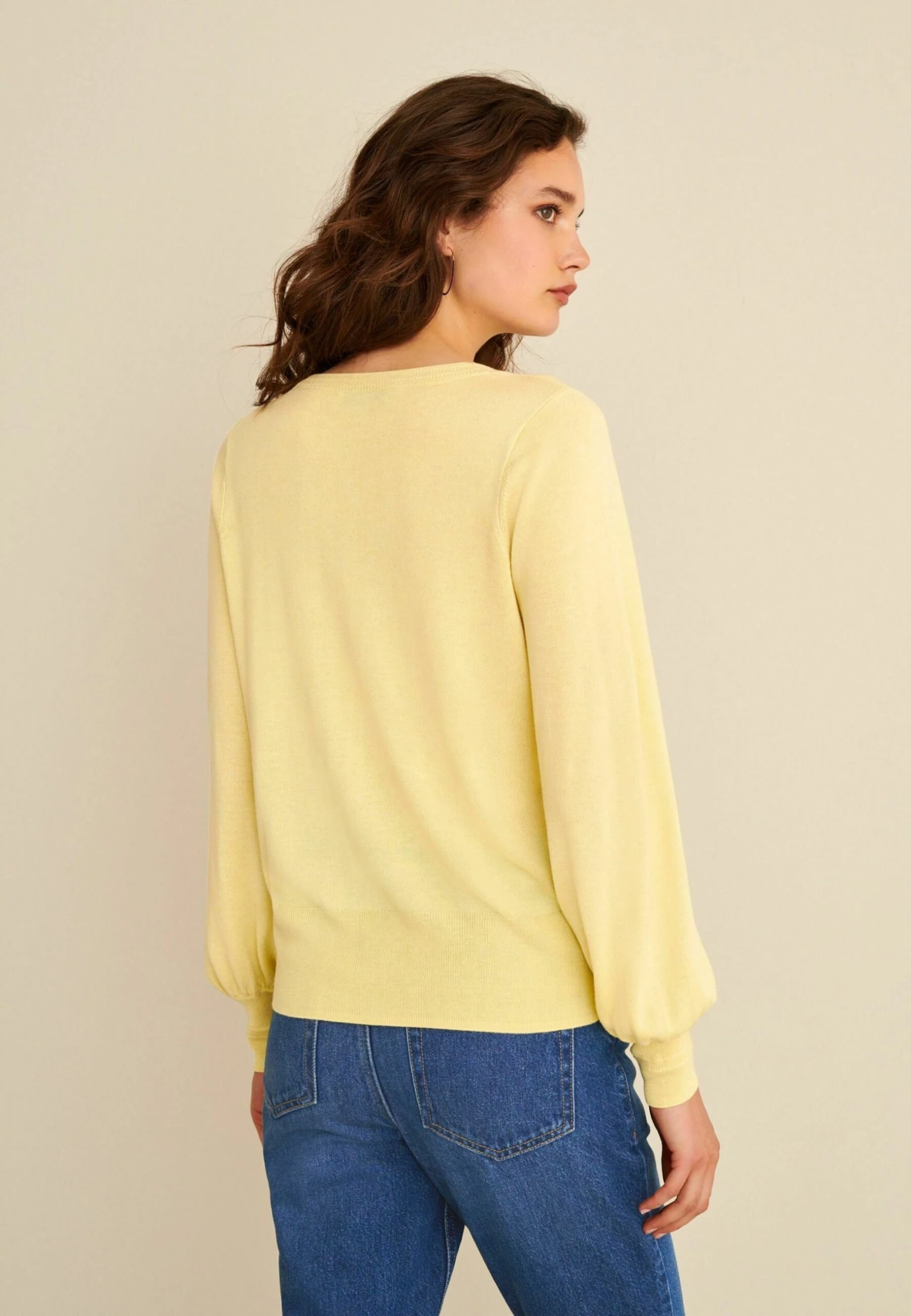 Next Crew Neck Standard - Trui - Yellow 4 Next Crew Neck Standard - Trui - Yellow - Afbeelding 2