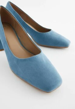 Next Forever Comfort Square Toe Court Regular Wide Fit - Klassieke Pumps - Blue -Next fda337af5e8348c5a8c7fba0d72e122a