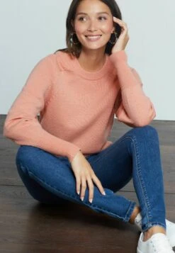 Next Crew Neck Detail Standard - Trui - Pink -Next fec1844af7aa4388914a44f955997a44