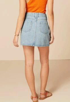 Next Cargo Standard - A-Lijn Rok - Mid Blue Denim -Next ff8b1485e7f74781954c7a1d7df6fc6f