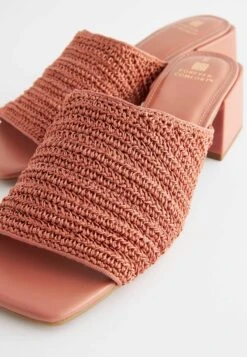 Next Forever Comfort Block Heel Standard - Muiltjes Met Hak - Pink -Next ffb5ec785c8c405e98ea94a9bb7bfe3a